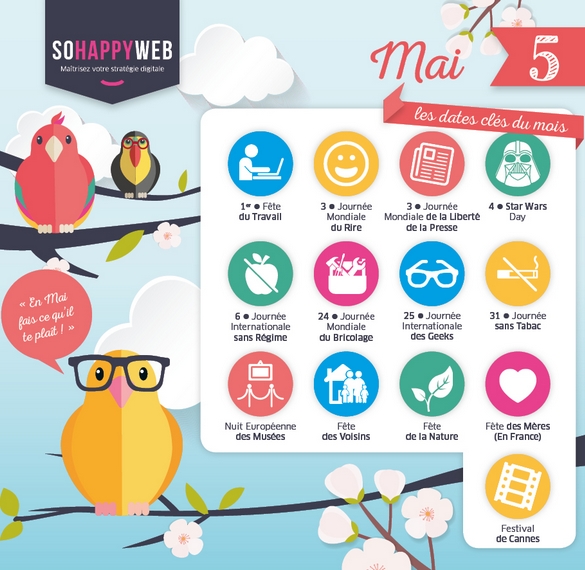 En mai, fais ce qu'il te plait - Agence So Happy Web