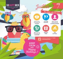 Calendrier éditorial spécial juillet