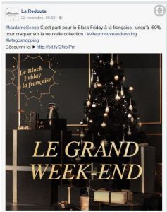Black Friday la Redoute