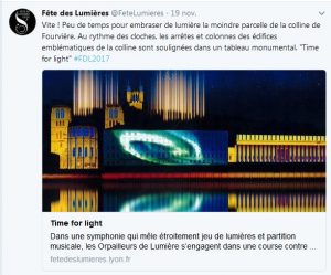Fete des lumières 2017