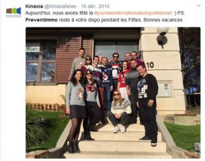 pull de noël kinaxia