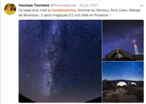 Nuit des Etoiles Vaucluse