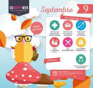 Calendrier éditorial septembre 2017