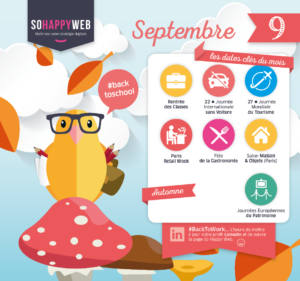 calendrier éditorial réseaux sociaux septembre