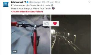 Journée sans voiture - hôtel Ibis Budget