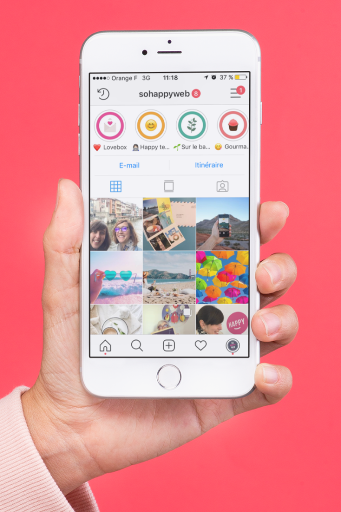 Les stories à la une par So Happy Web