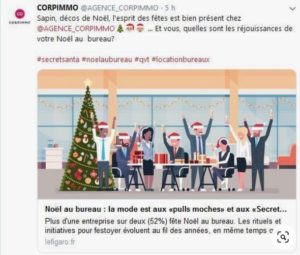 Noël au bureau