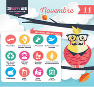 Dates clés calendrier éditorial novembre