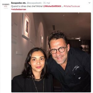 Selfie avec Chef étoilé Michel Sarran