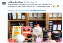 Calendrier de l'Avent Lush