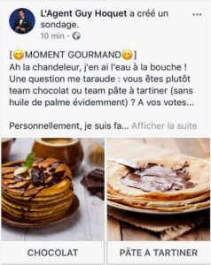 Sondage chandeleur - Guy Hoquet