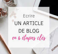 So Happy Web - Ecrire un article de blog en 6 étapes clés