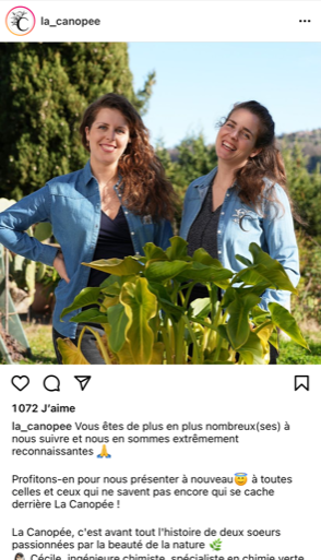 Exemple concret Cosmétiques 100% écologiques